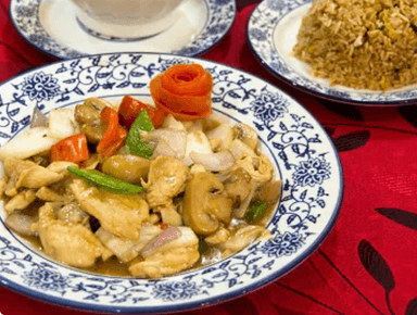 M-Pollo en Trozo con Champiñones