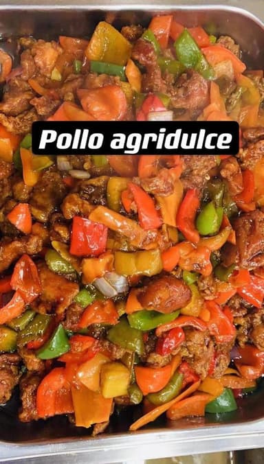 Pollo agridulce