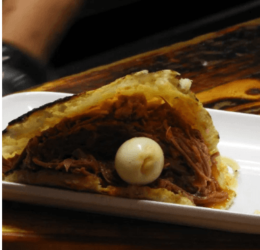 Arepa Salchi Carne