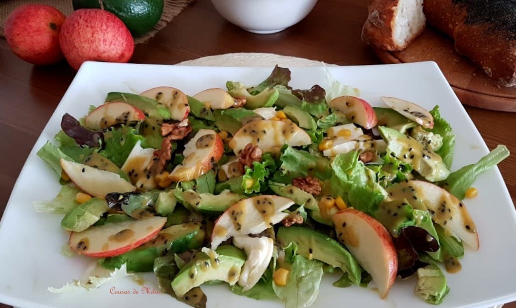 Ensalada Manzana y Mostaza