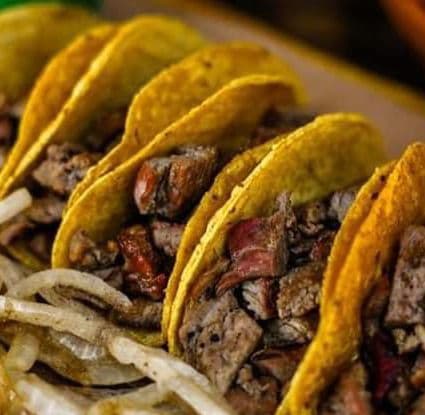 5 Tacos Asada Maíz
