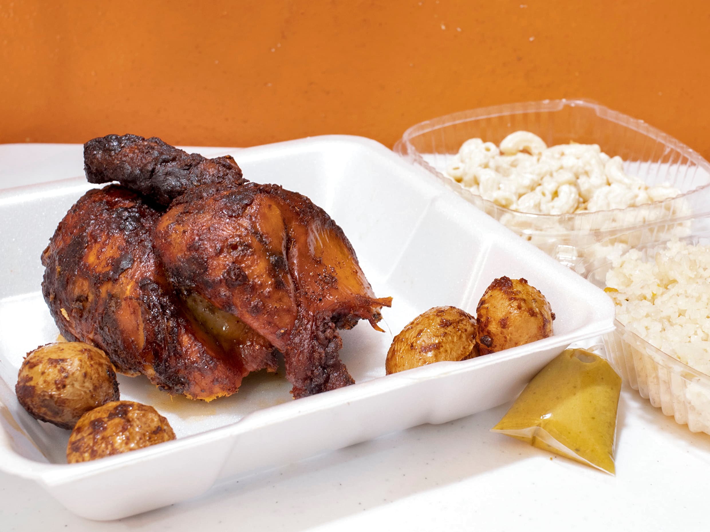 MEDIO POLLO ROSTIZADO A LA DIABLA