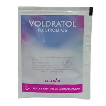 Voldratol Electrolitos orales sabor mora azul 28.13 polvo