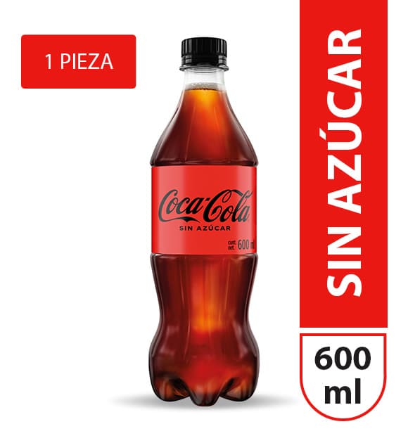 Coca Cola Sin Azúcar 600 ml