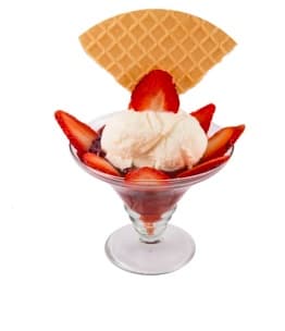 Sundae d Fresa, Mora o Frutos Rojos