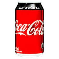 Coca Cola Sin Azúcar Lata 354 Ml