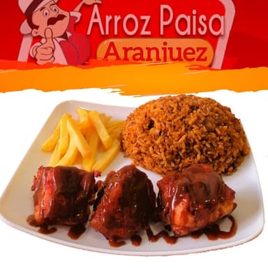 Combo Personal Arroz Chino + Costillas+papas