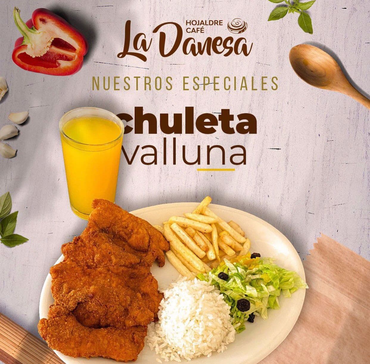 Almuerzo con Chuleta