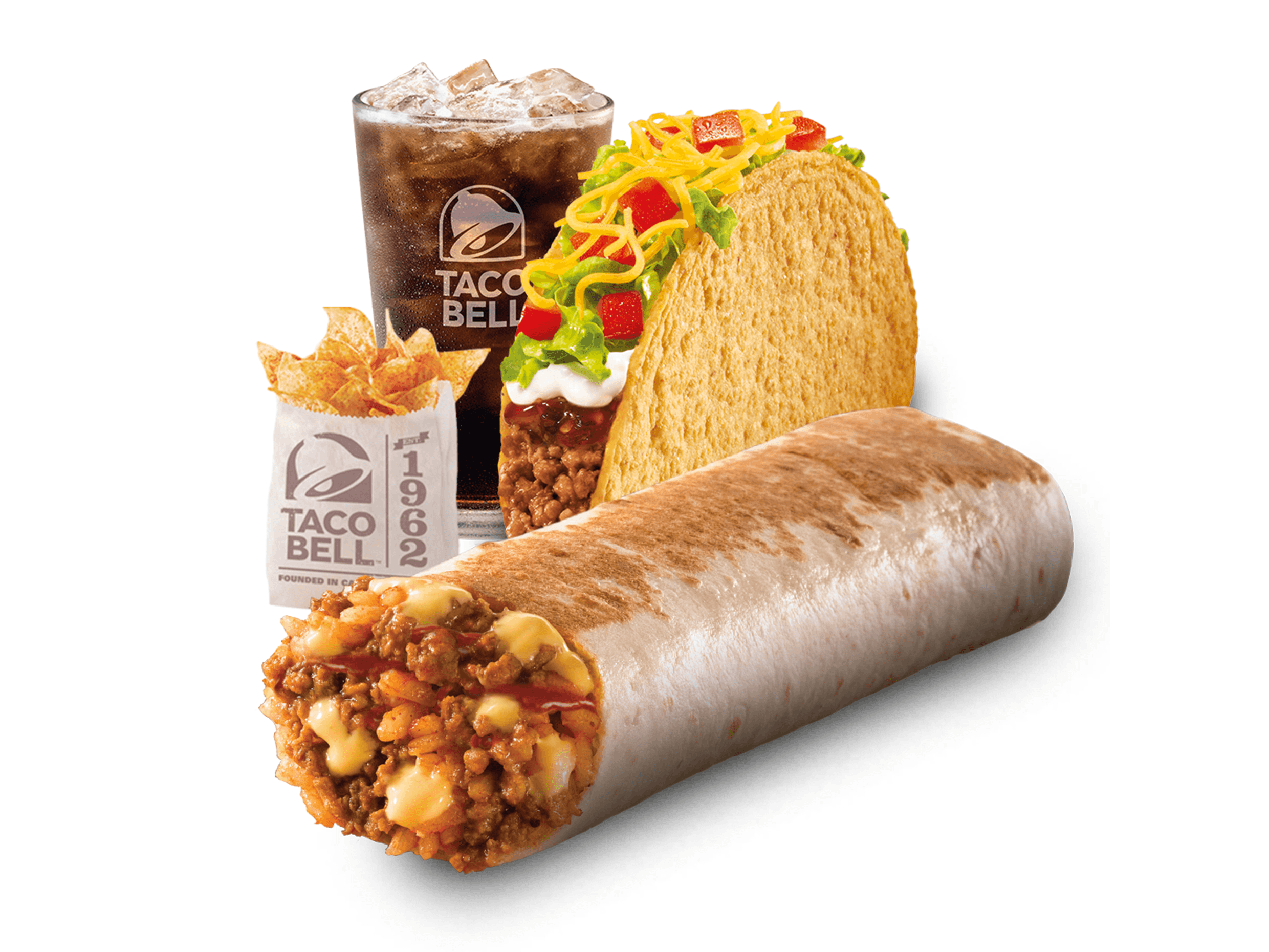 Combo 5 Cheesy Burrito y Taco Supreme