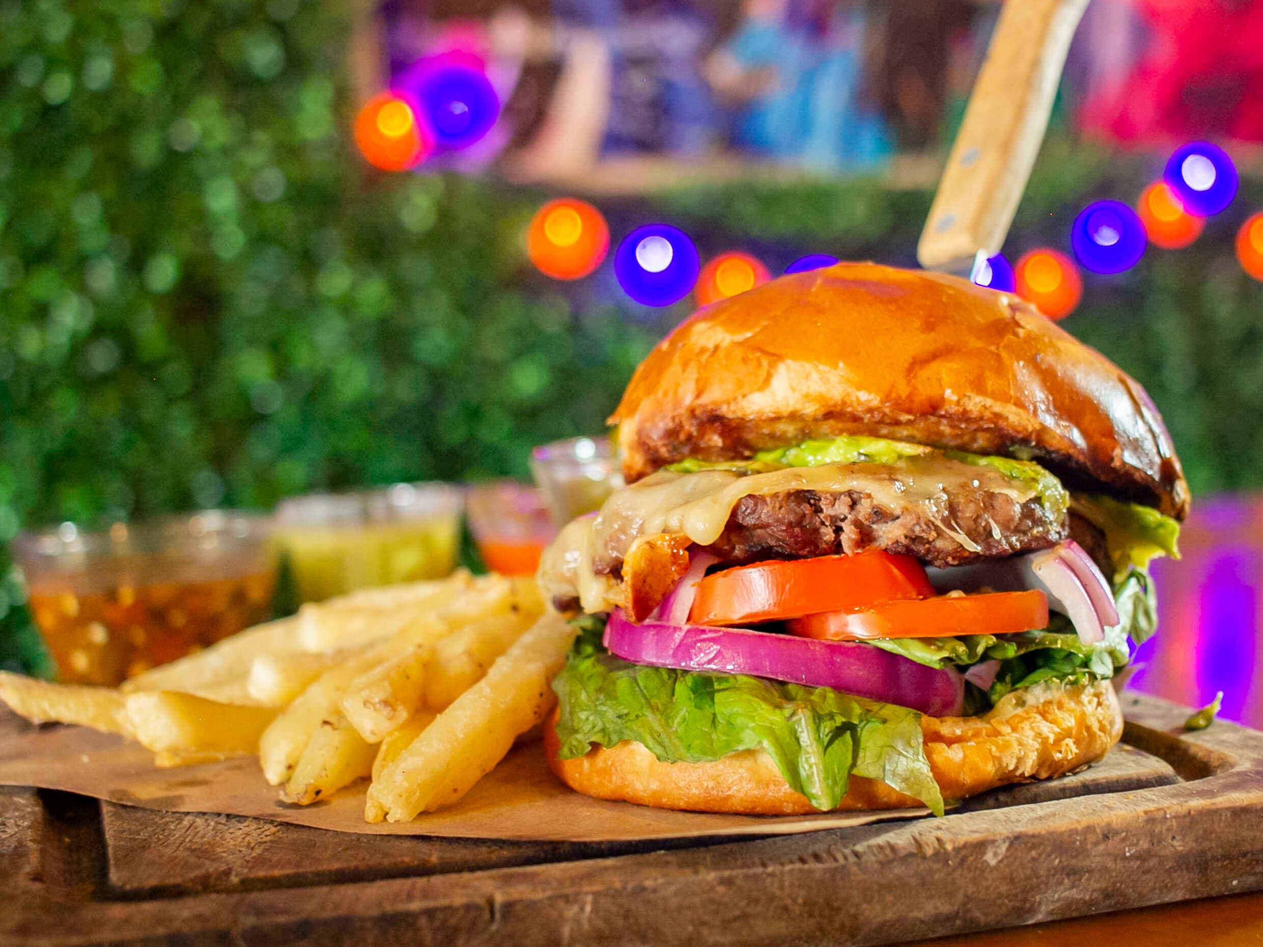 Hamburguesa al carbón