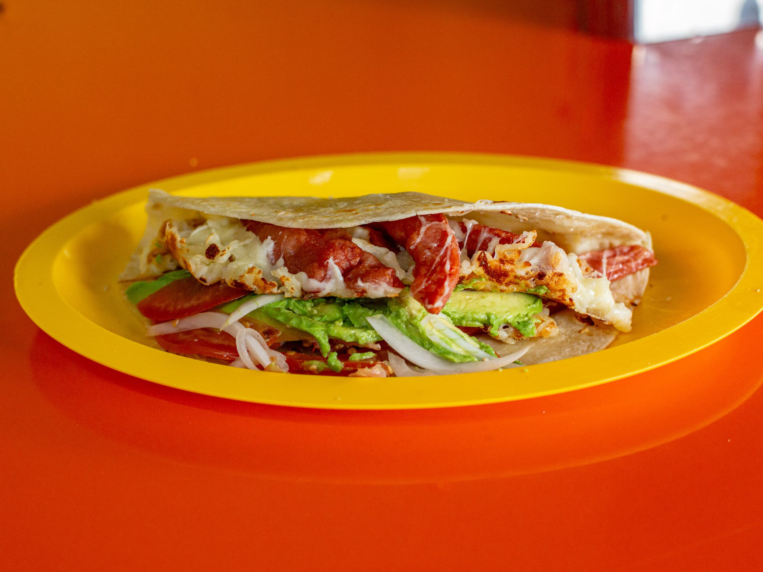 Quesadilla de Salchicha