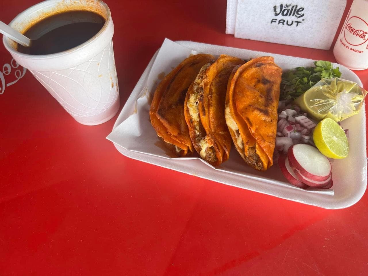Combo 3 Quesabirria y 1 Consome Jr Sin Carne