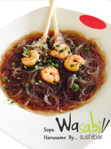 Sopa de Harusame con Champiñones