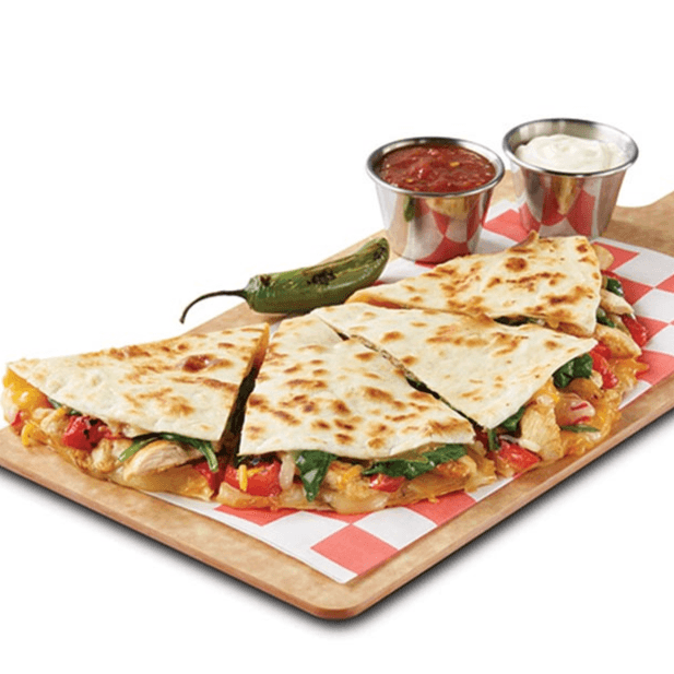 Chicken & Three-Cheese Quesadilla