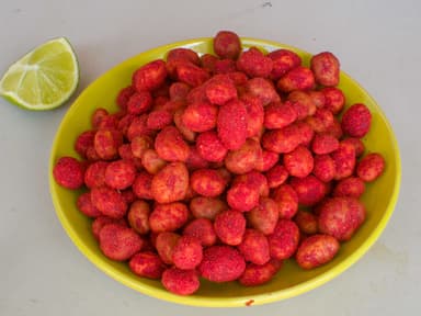 ¼ cacahuate hot nuts