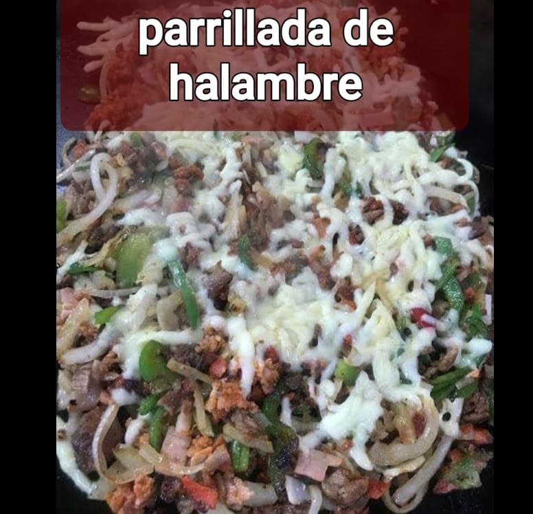 parrillada Alambre de pastor c/qeso