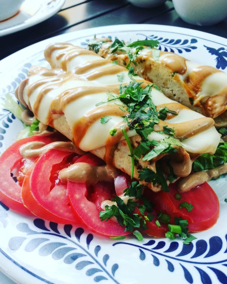 Tacos Dorados de Camarón al Ajillo