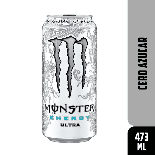 Monster Cero Azúcar Blanco 473 ml
