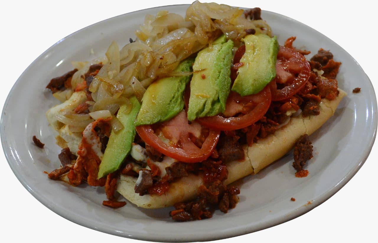torta pastor +  torta mixta