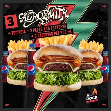 3 Aerosmith en Combo