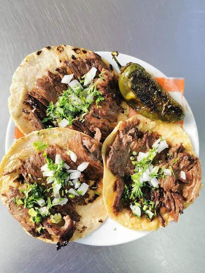 Taco Arrachera de Maíz