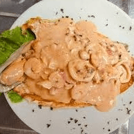 Filete en salsa de camarones 400gr.