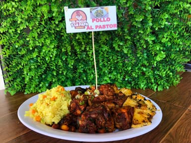 1/4 PECHUGA POLLO AL PASTOR