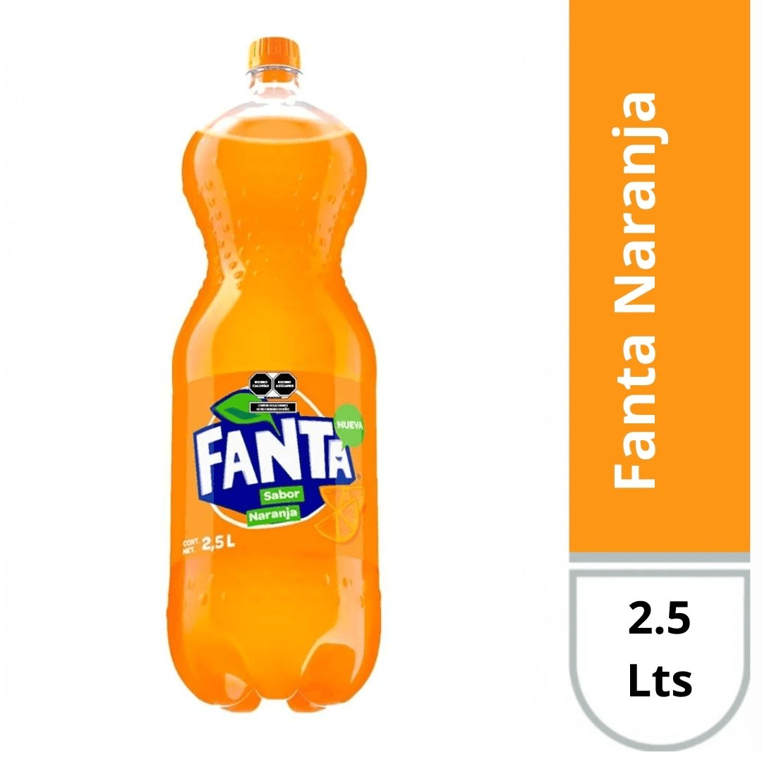 Fanta Naranja 2.5 lts