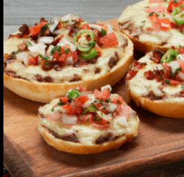 Bagel Molletes