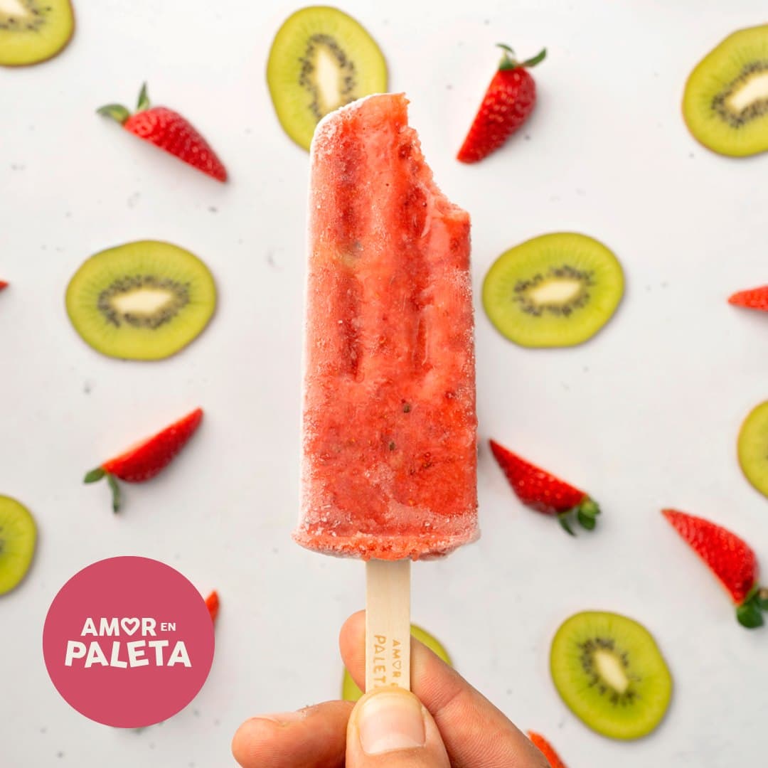 Paleta de Fresa Kiwi