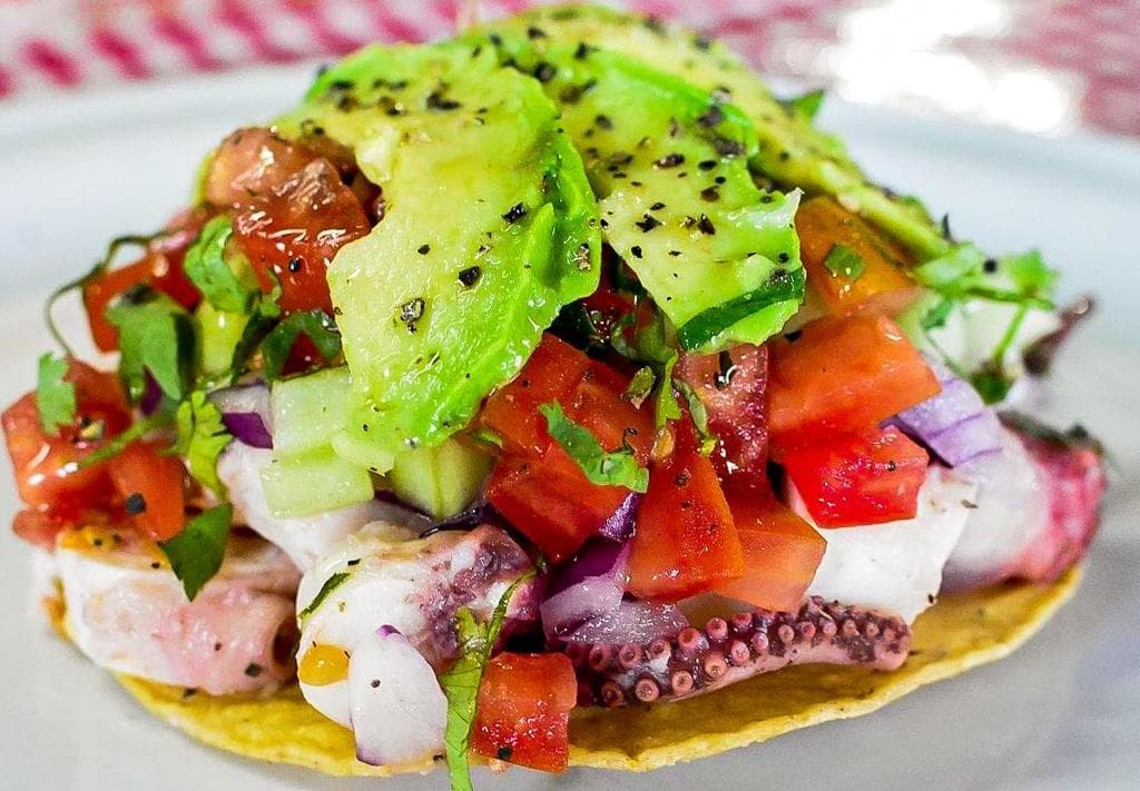 Tostada de Pulpo
