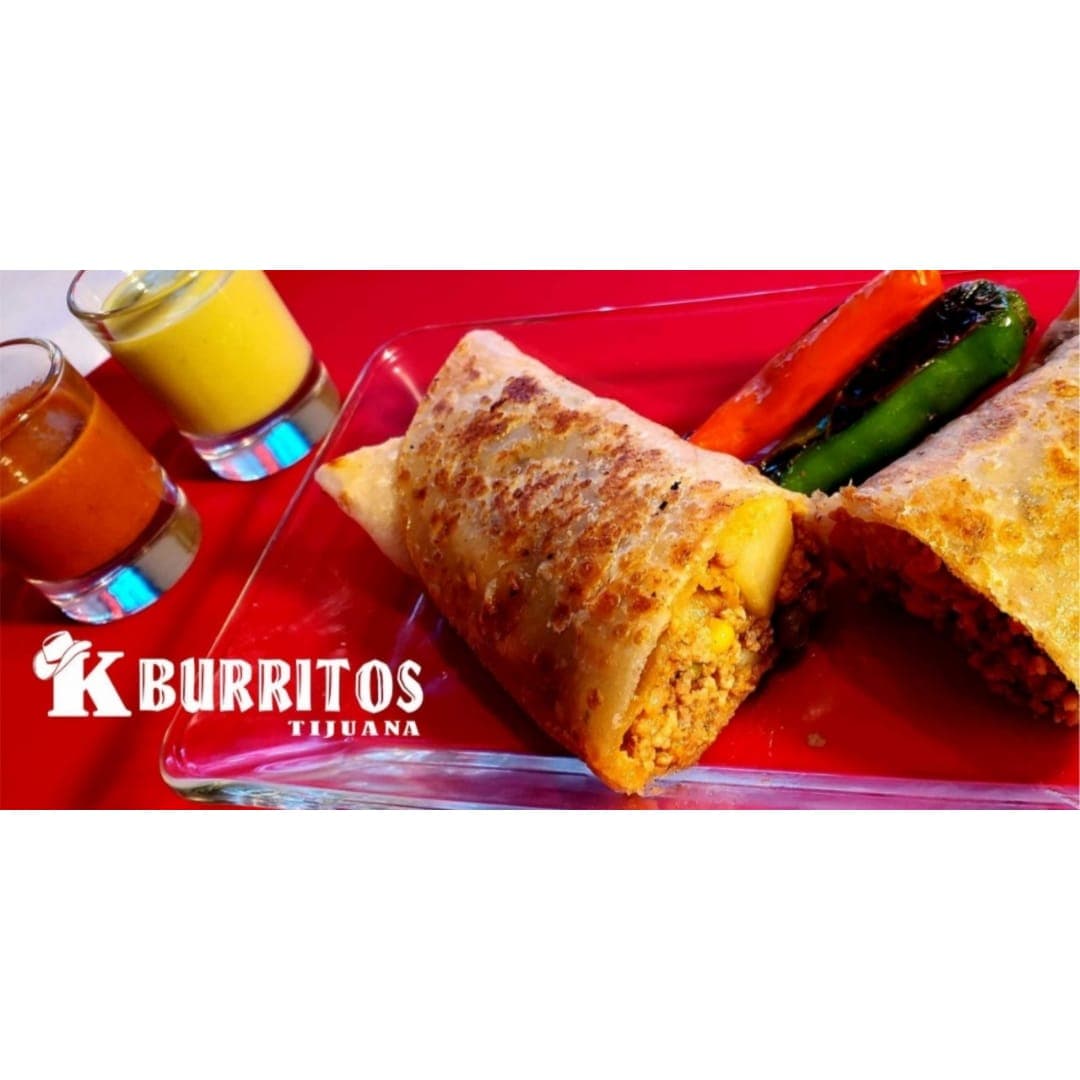 K burrito frijol con queso