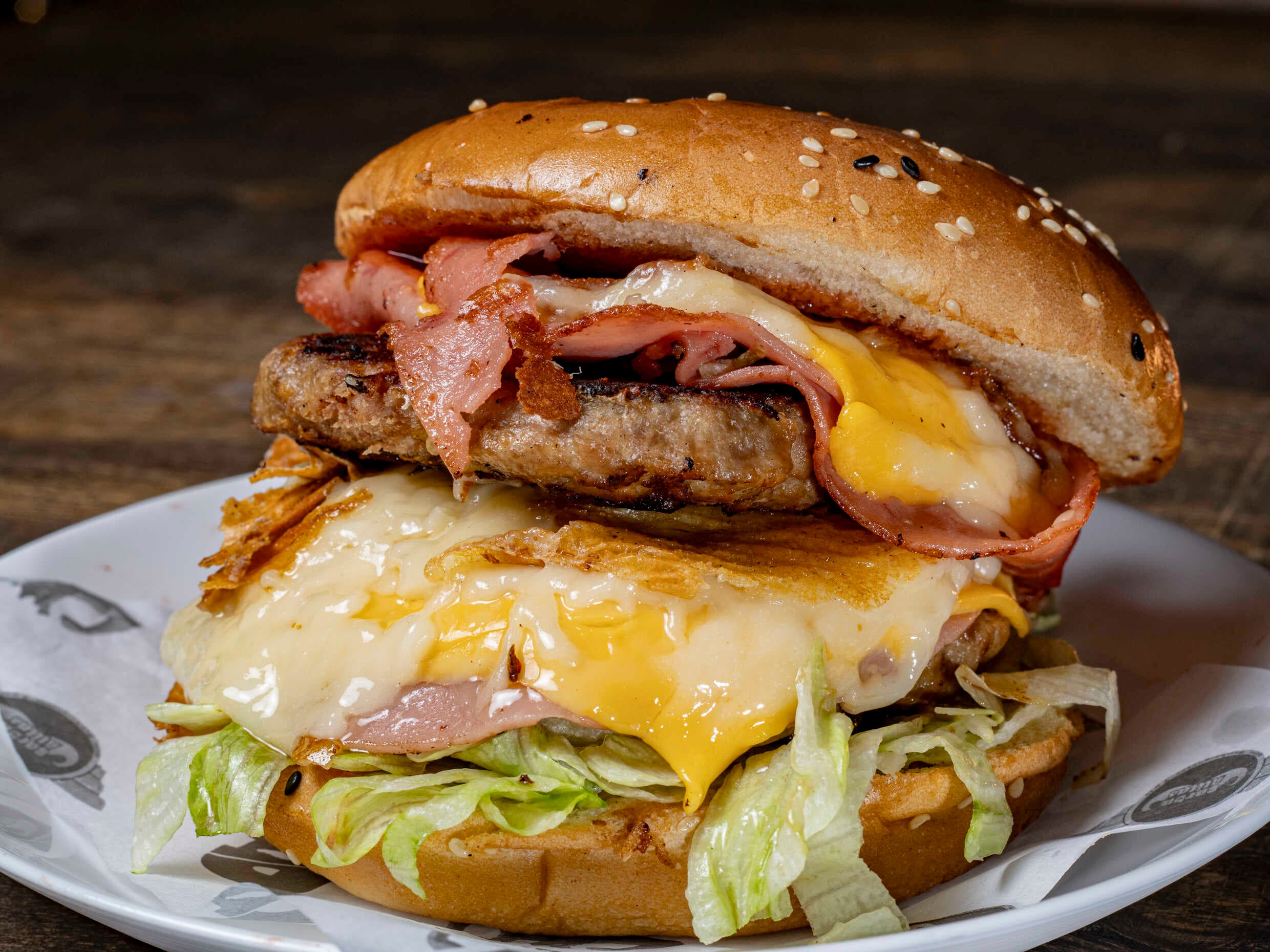 Hamburguesa Clásica Doble