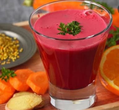 Jugo de Betabel y Naranja