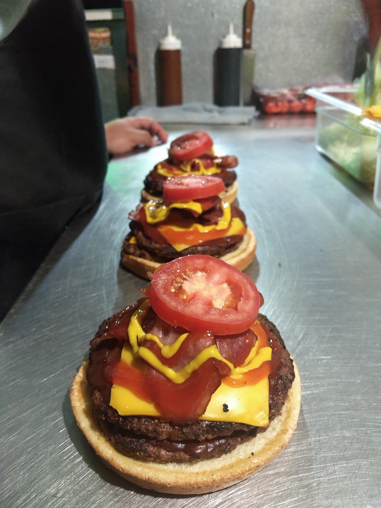 Hamburguesa Doble .