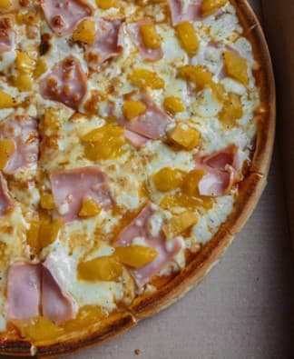 2 Pizzas Hawaianas Medianas