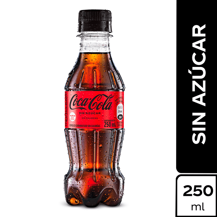 Coca Cola sin Azucar 250 ml