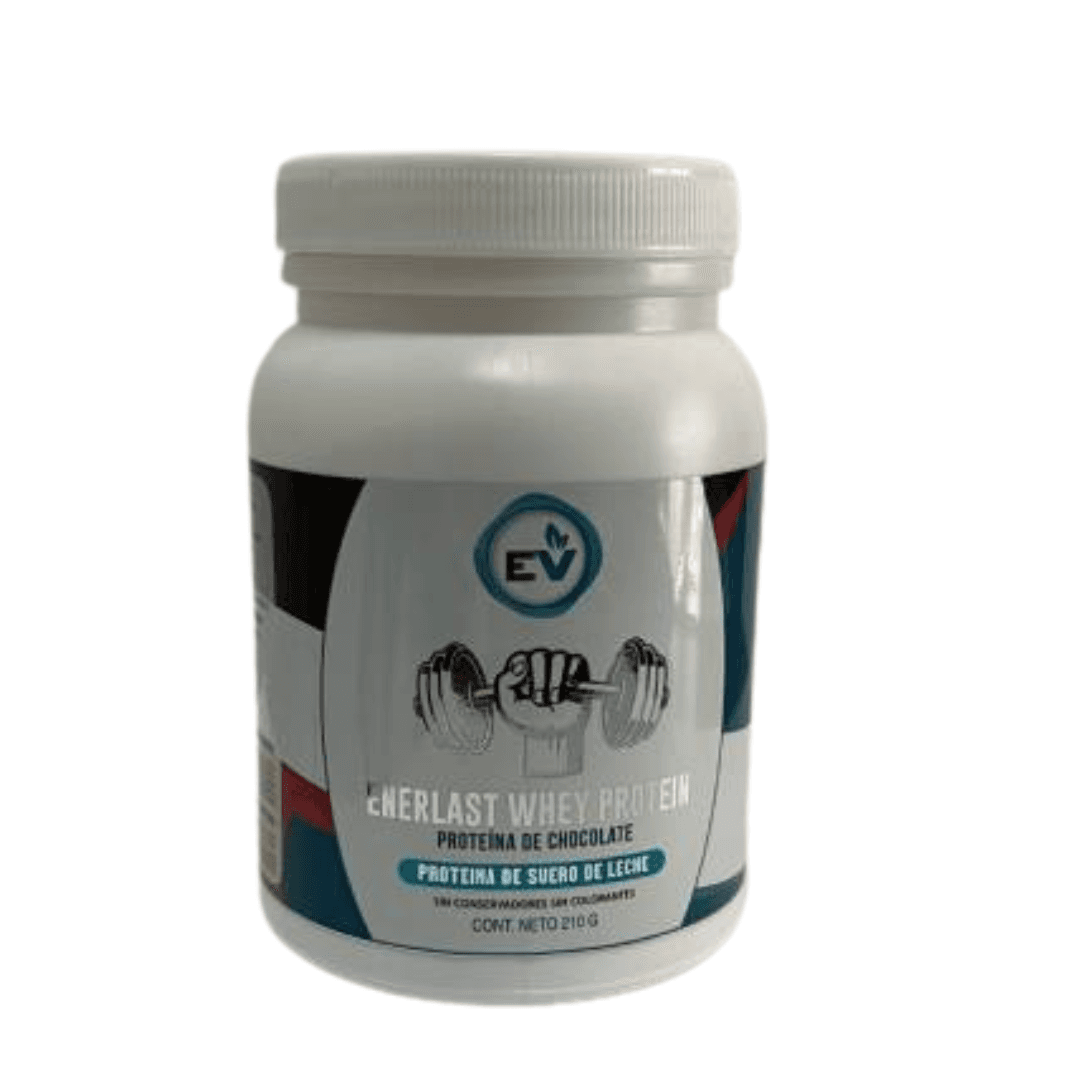 Enerlast Whey Protein, Proteina de Chocolate - 210 grs