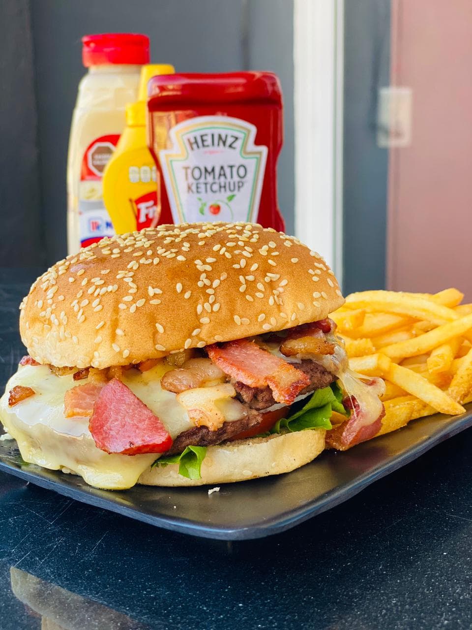 Hamburguesa Jumbo Hawaiana