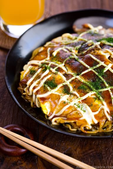 Okonomiyaki Estilo Hiroshima con Tocino