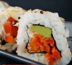 Veggie Roll Crudo x 10