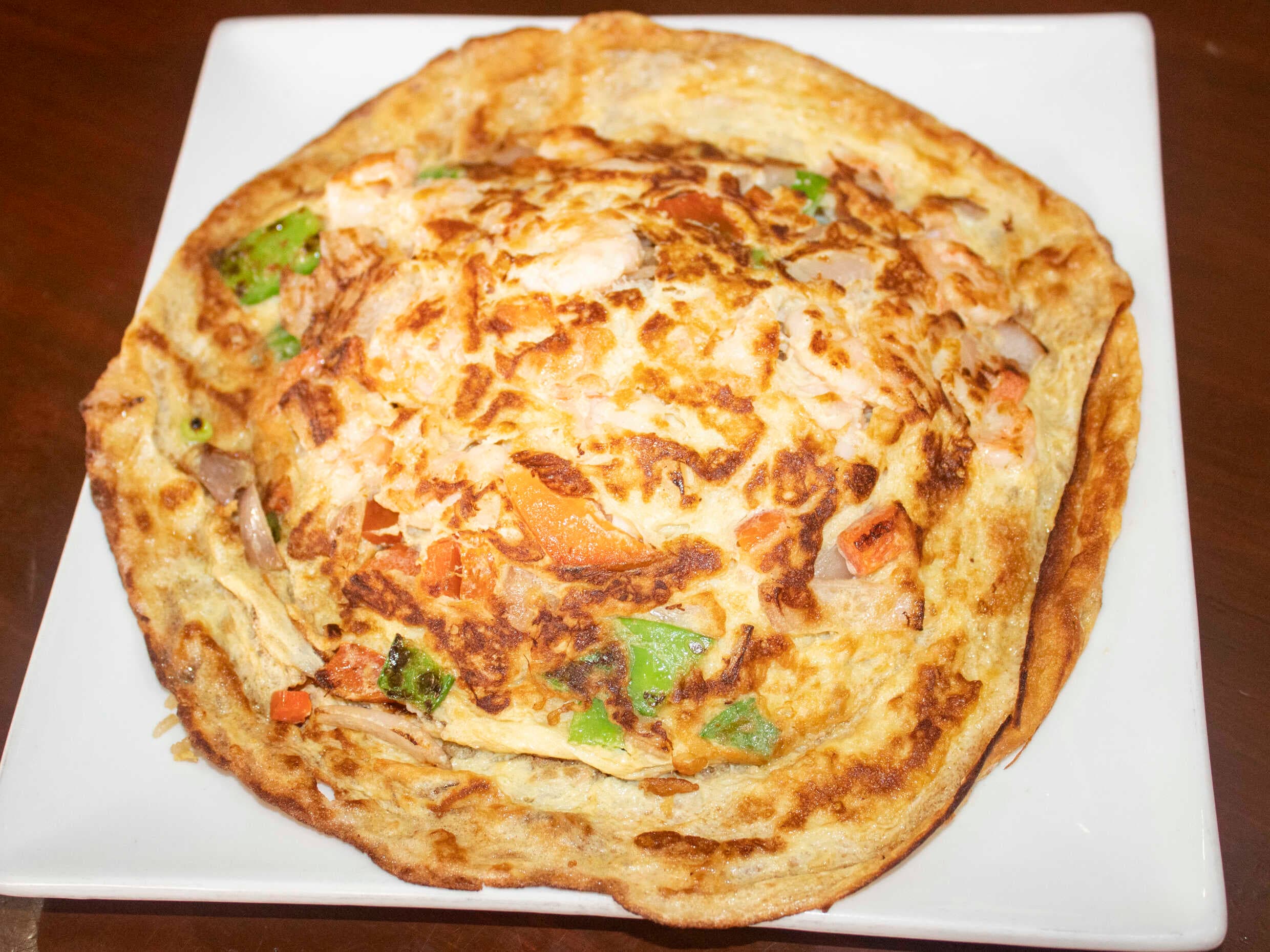 Tortilla de Langostinos