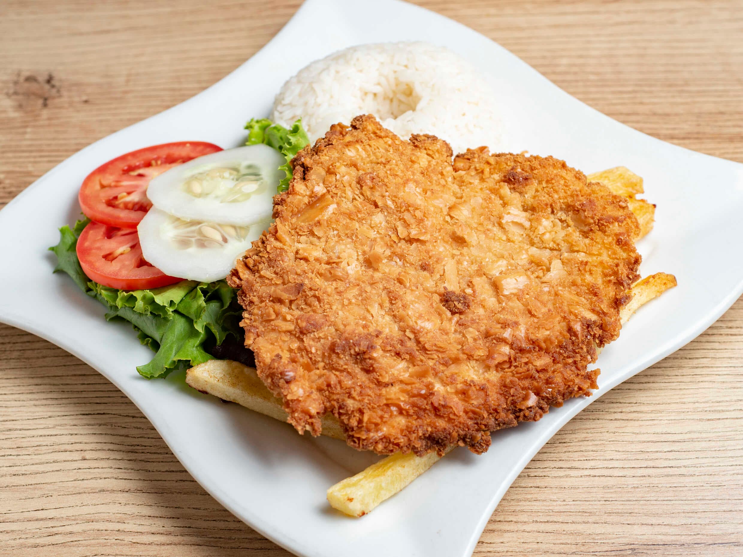 Milanesa de Pollo más Chicha