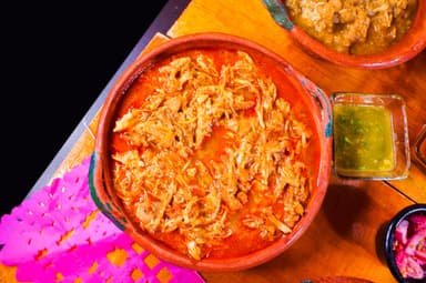 Taco de Tinga de Res