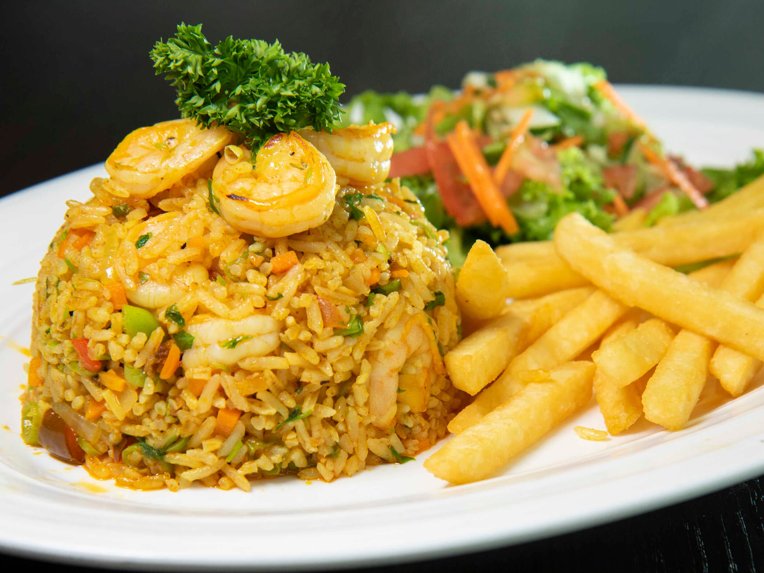 Arroz con Camarones