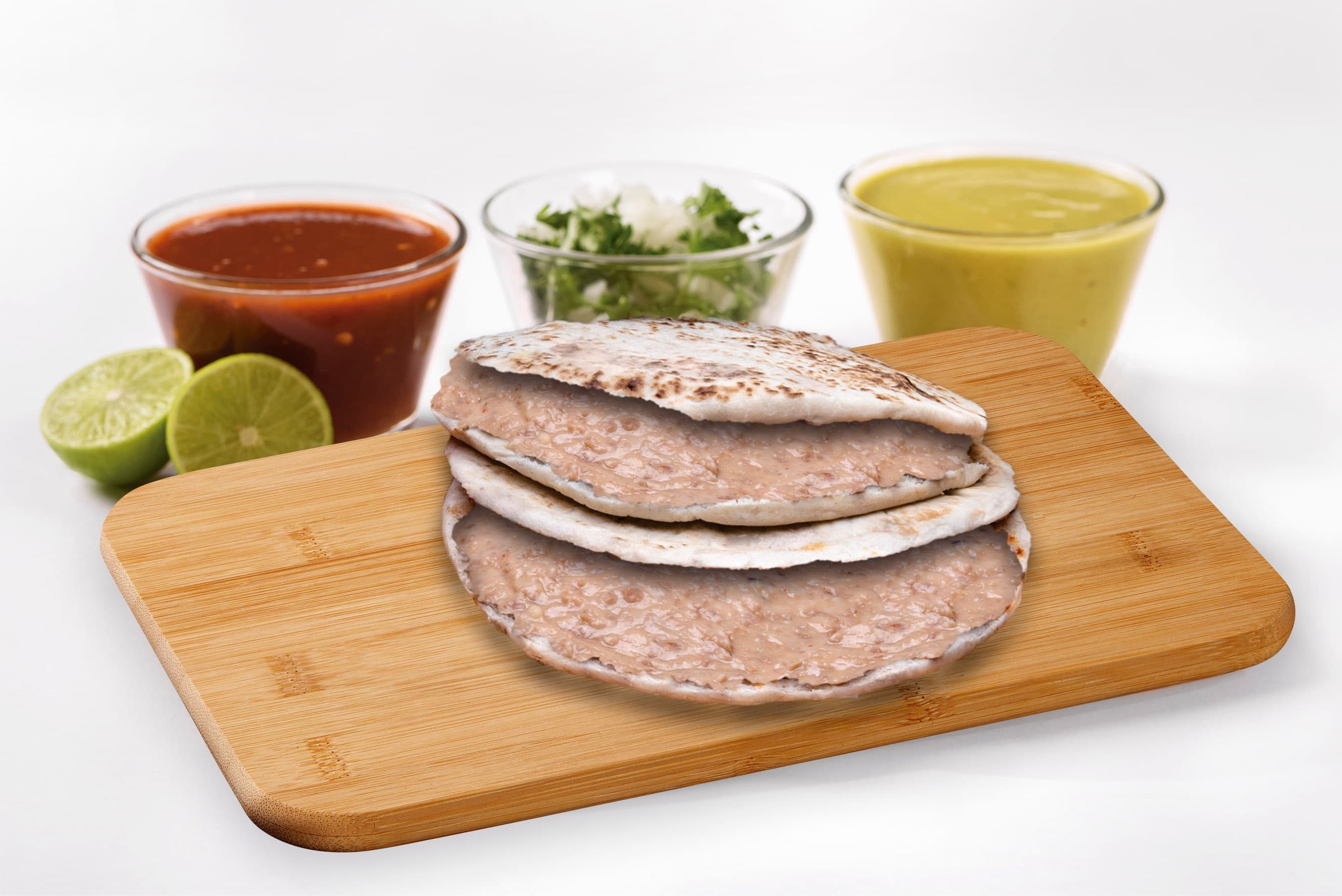 Gordita de Frijoles con Asadero