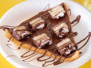 Crepa Dulce Gansito, Fresa, Lechera y Nutella