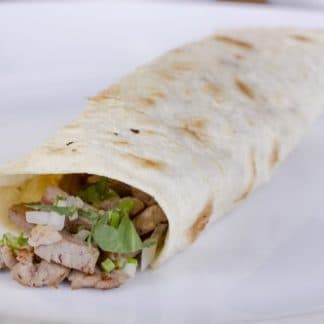 Taco de Arrachera (Harina)