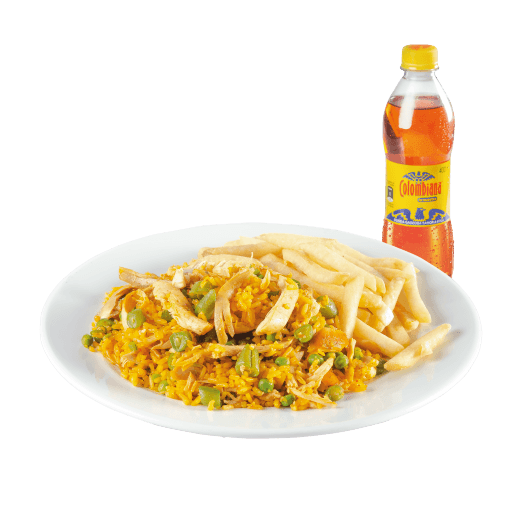 Combo Arroz con Pollo Mediano
