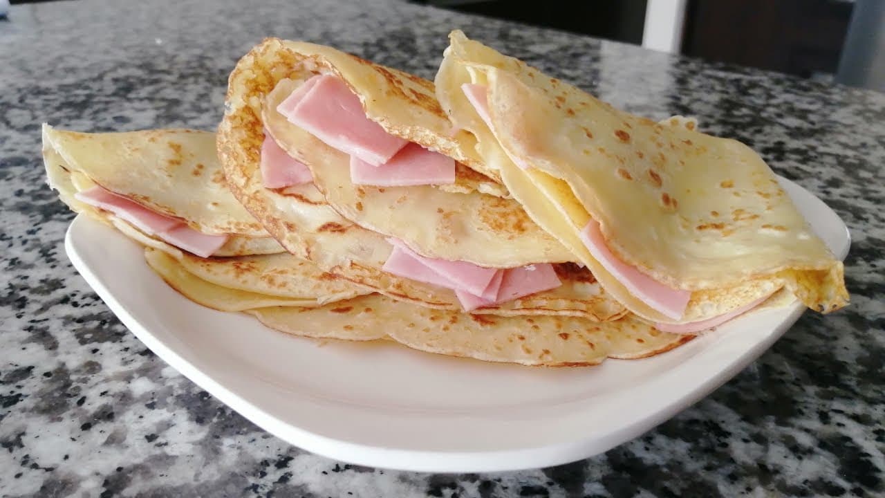 Crepa de jamón de pierna